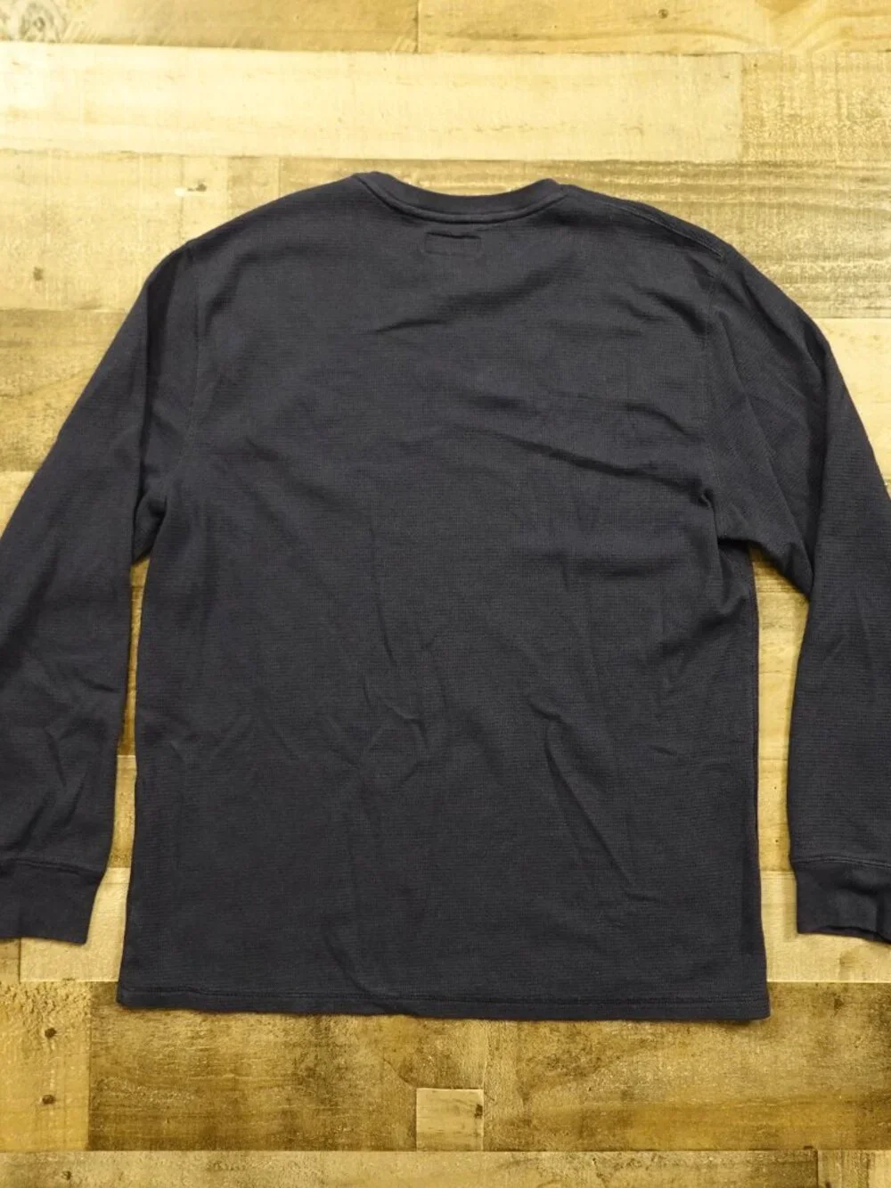 Polo Ralph Lauren Bear Waffle Knit Sleep Shirt Men’s XL‎ Navy Thermal